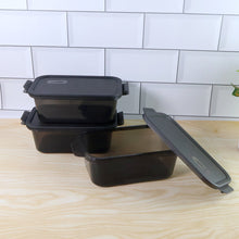 Rectangular Food Storage Containers - (3 Pc / Set)